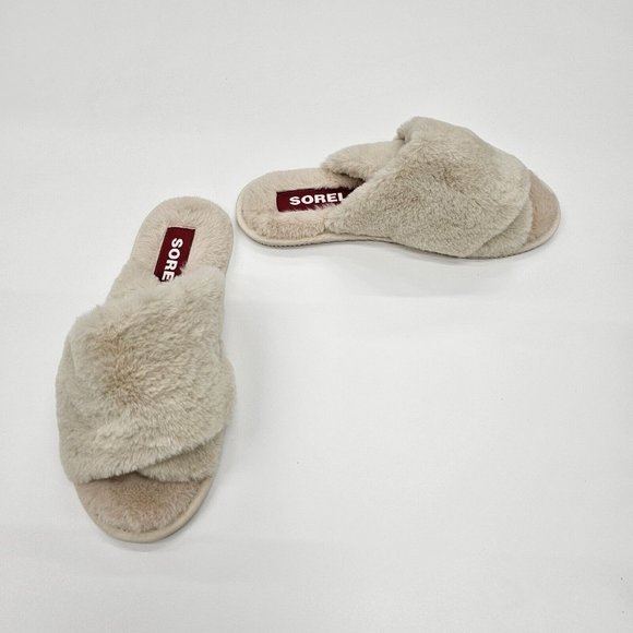 Sorel Shoes Sorel Go Mail Run Slippers Womens 8 Natural Sea Salt